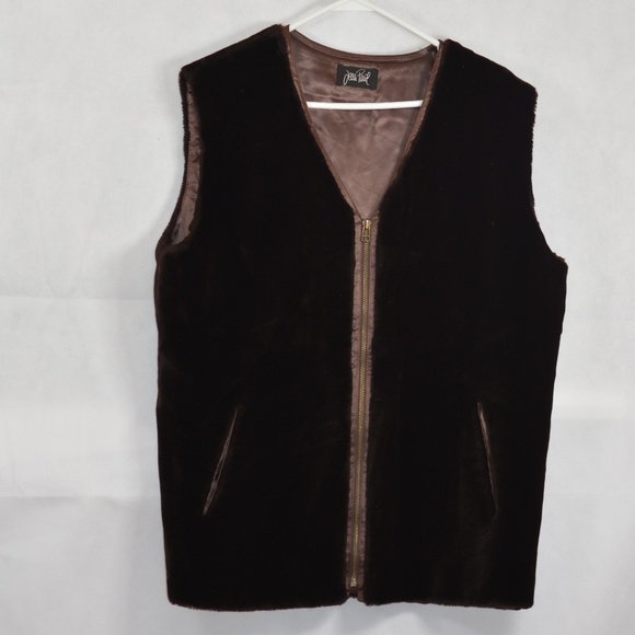Faux Mouton Vest SZ L/XL - Picture 1 of 6